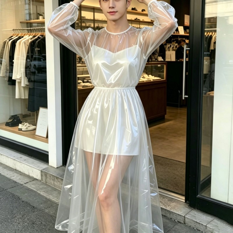 Men Women Transparent PVC Dres - Aqua Sports Club review and price